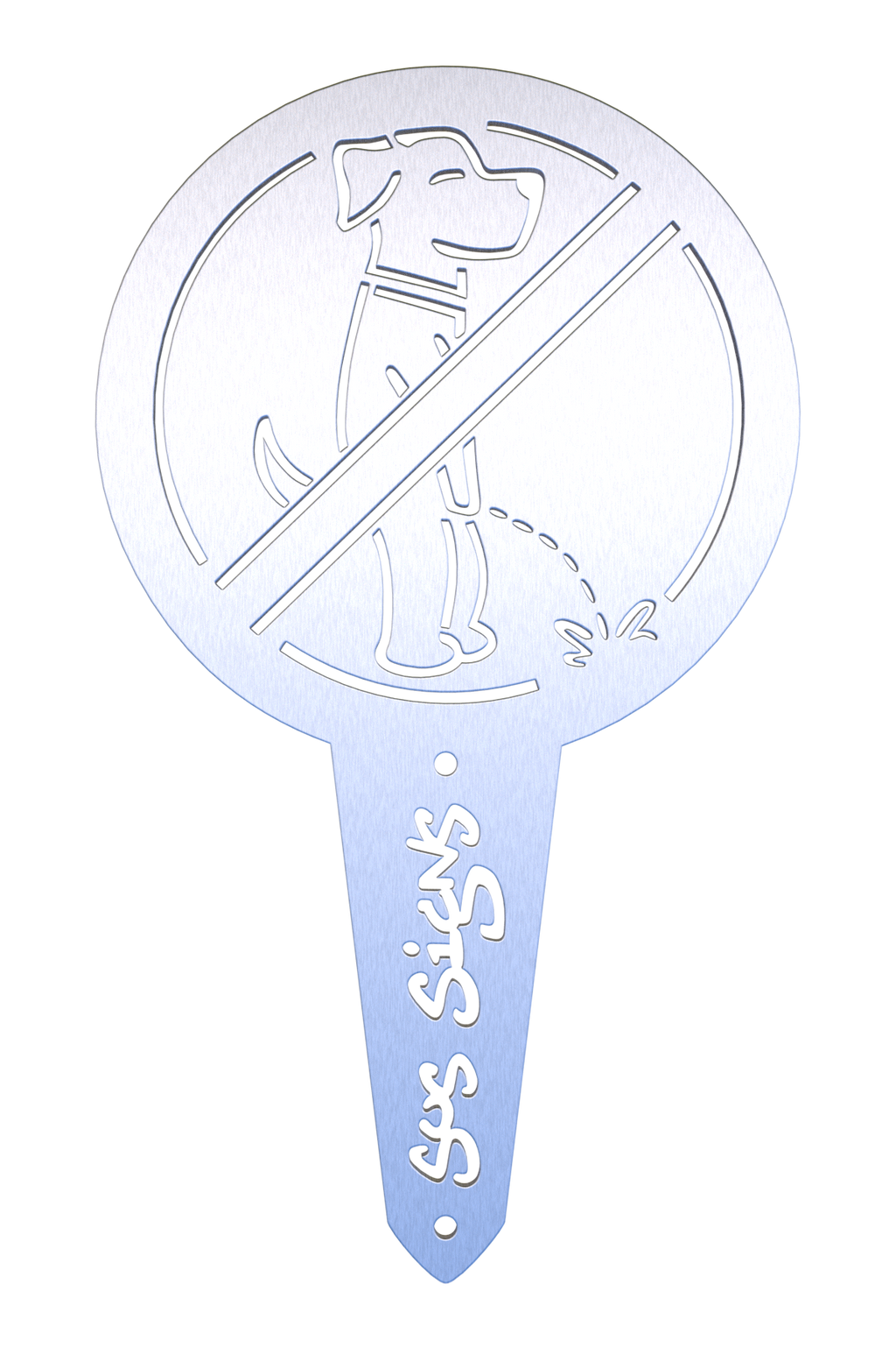 Golden Reliever No Pee Signs