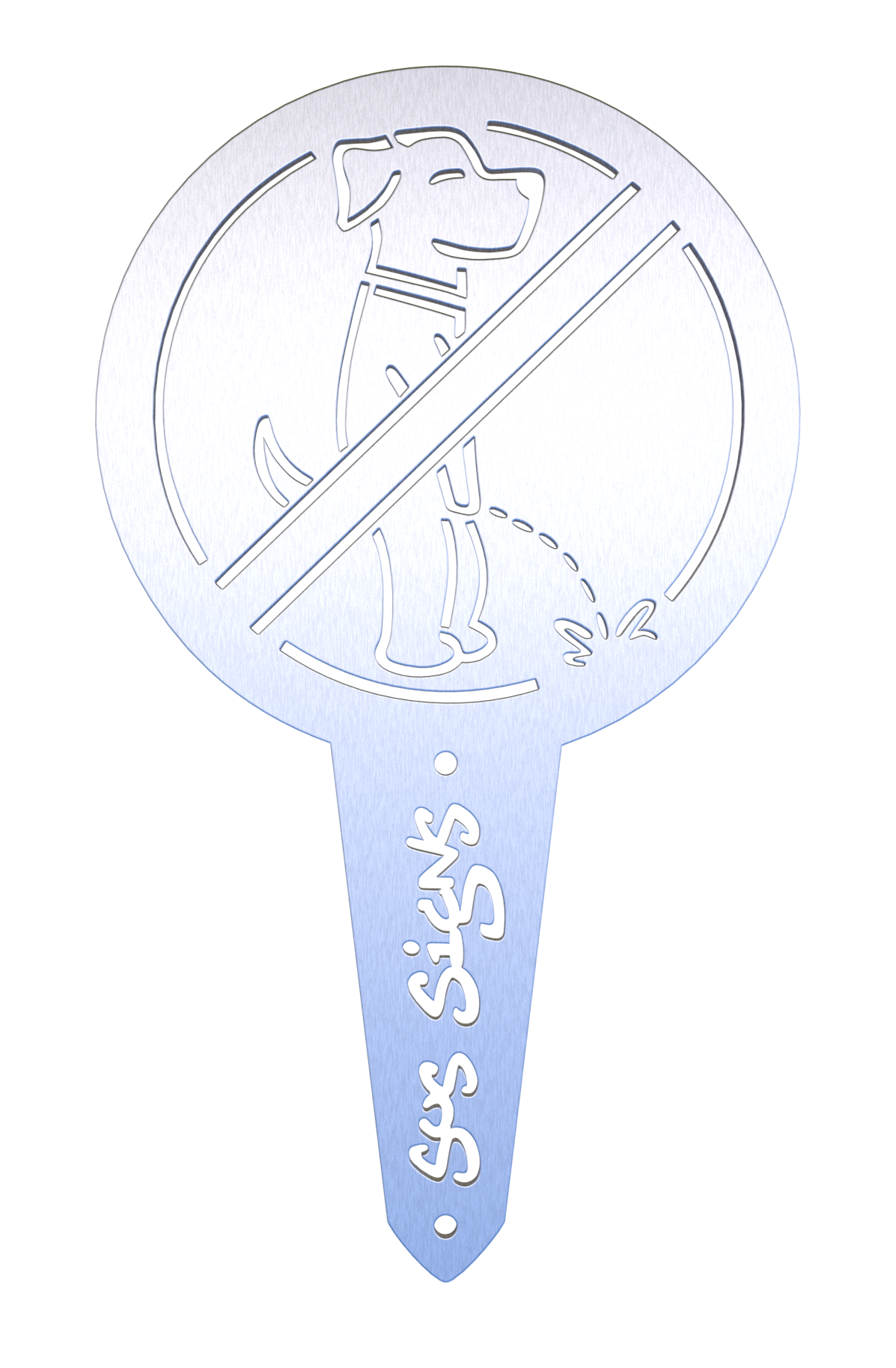 Golden Reliever No Pee Signs
