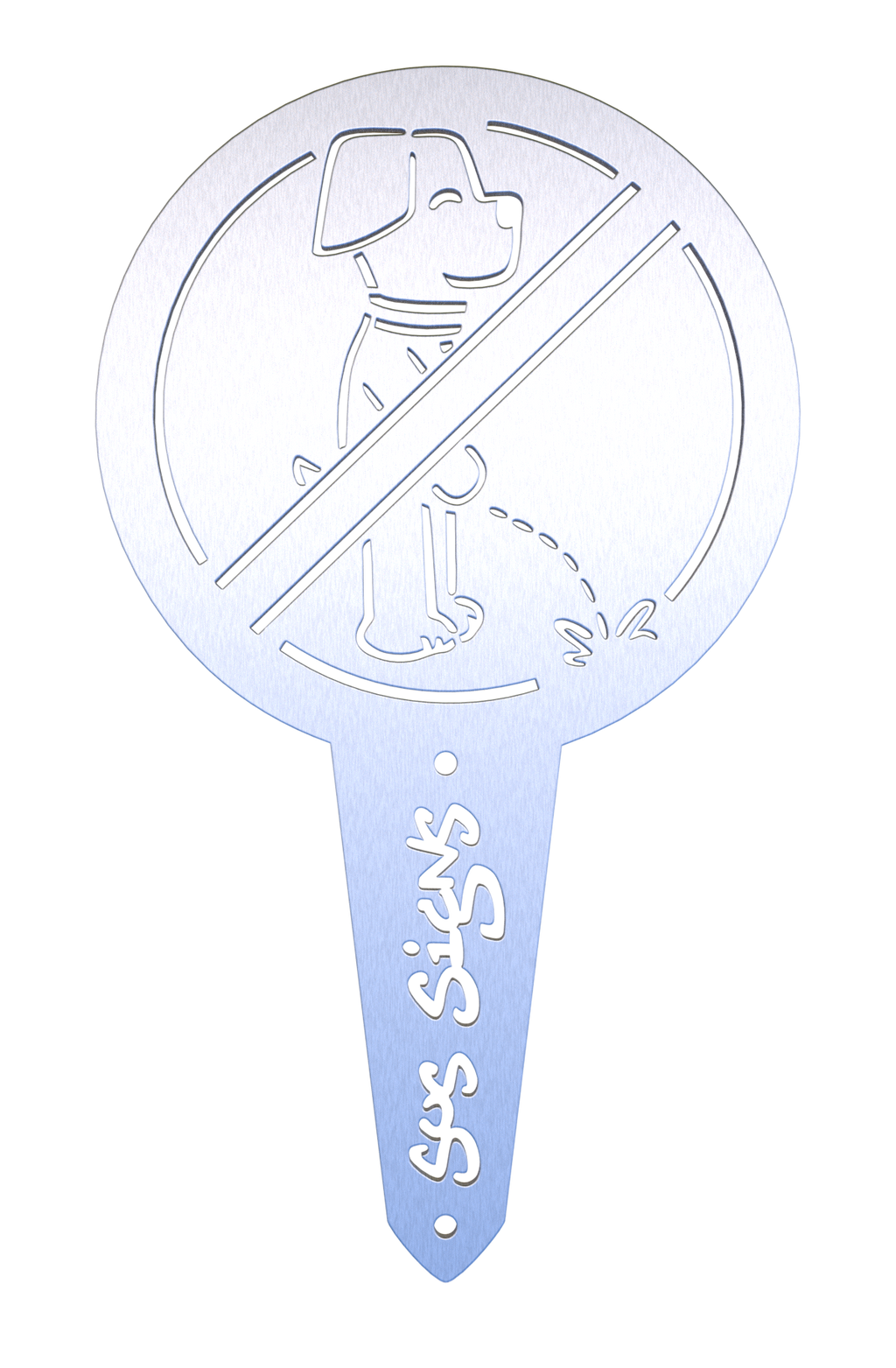 Pup Pee No Pee SIgns