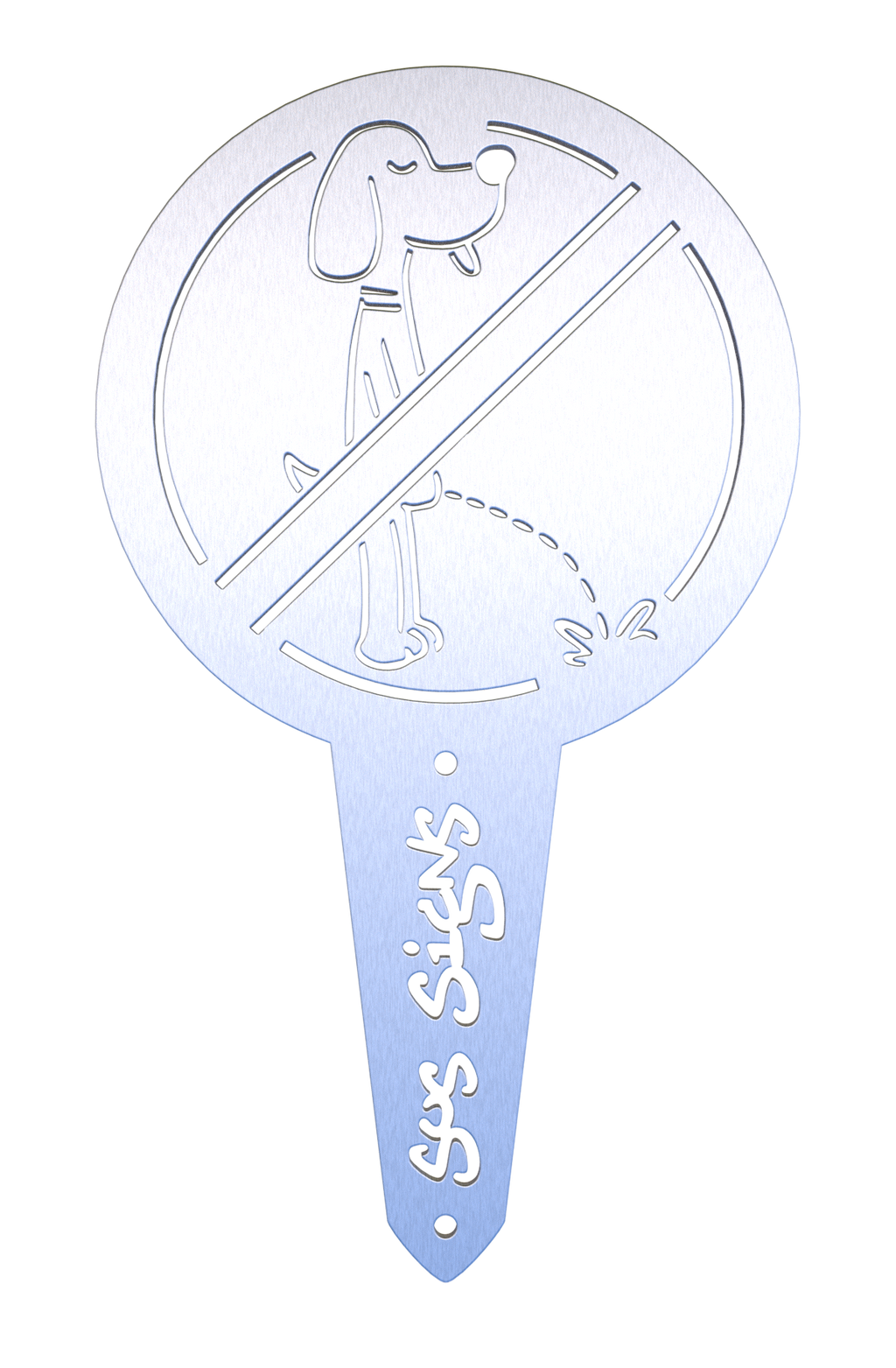 Twiggy Tinkle No Pee SIgns